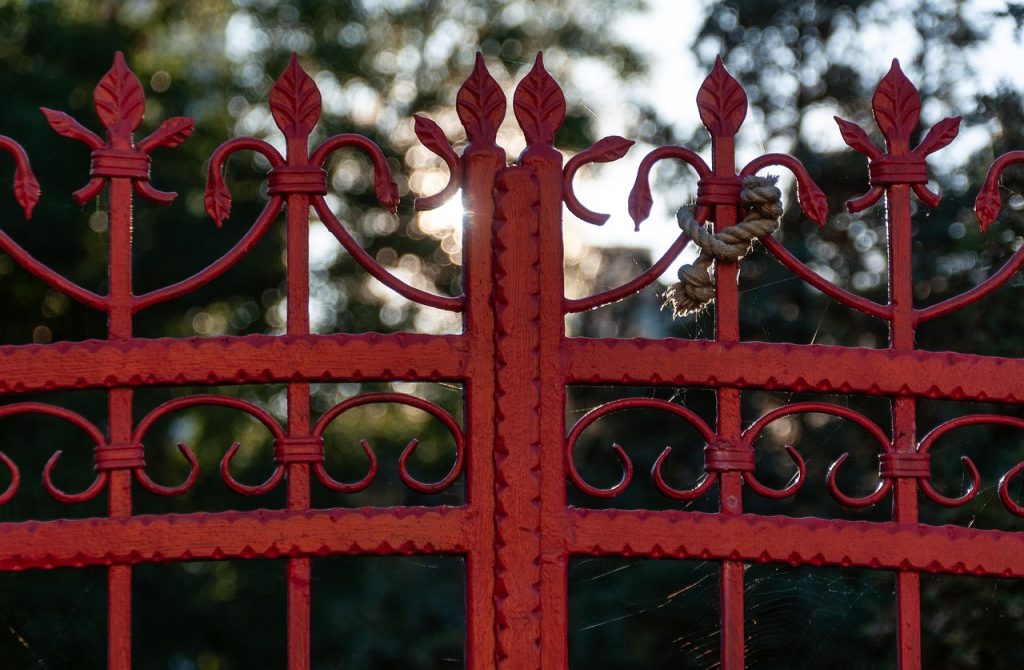 Gate, Door, Metal, Fence